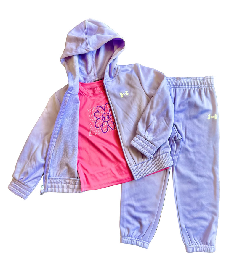 Under Armour Little Girls' 3 Piece Sweat Set