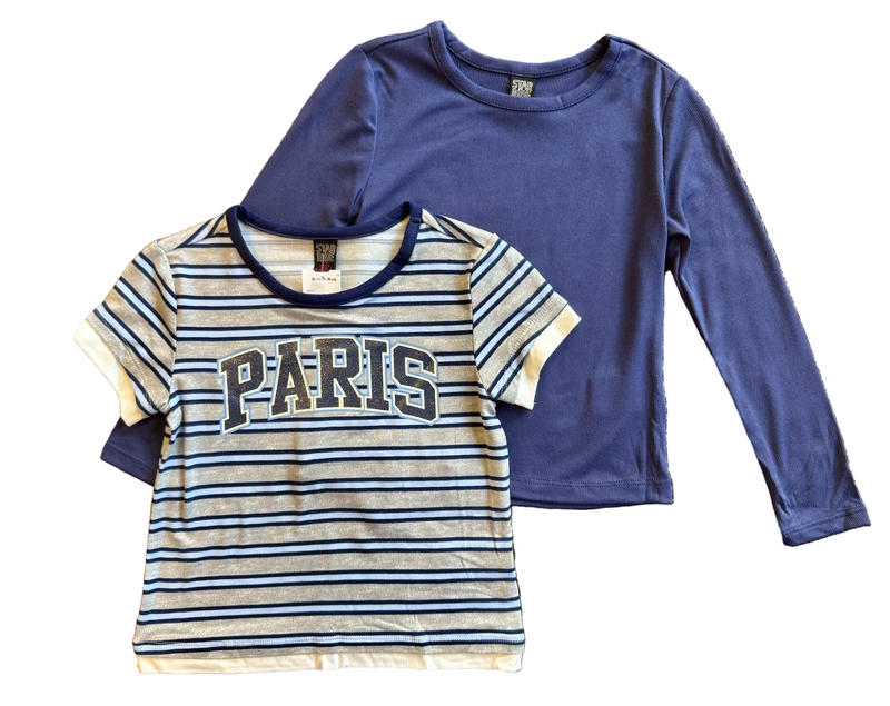 Girls' Paris Tee 2 Pack