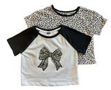 Girls' Leopard Bow Tee 2 Pack
