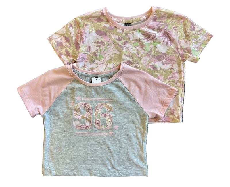 Girls' Pink Camo Tee 2 Pack Set