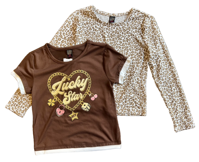 Girls' Lucky Star Tee 2 Pack Set