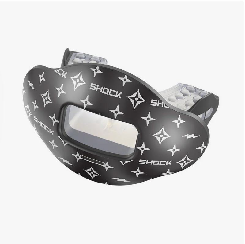 Shock Doctor Black Lux Max Airflow Football Mouthguard