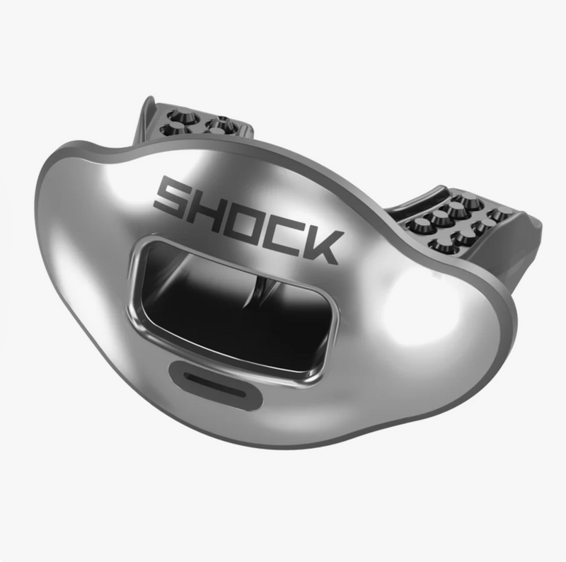Shock Doctor Chrome Solid Max Airflow Football Mouthguard