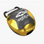 Shock Doctor Gold Chrome Mouthguard Case