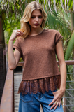 Lace Knit Top
