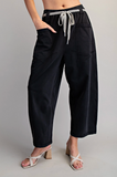 MIneral Washed Tie Pants