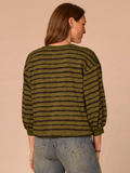 Democracy 3 Quarter Sleeve V-Neck Top