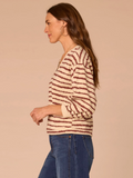 Democracy 3 Quarter Sleeve V-Neck Top