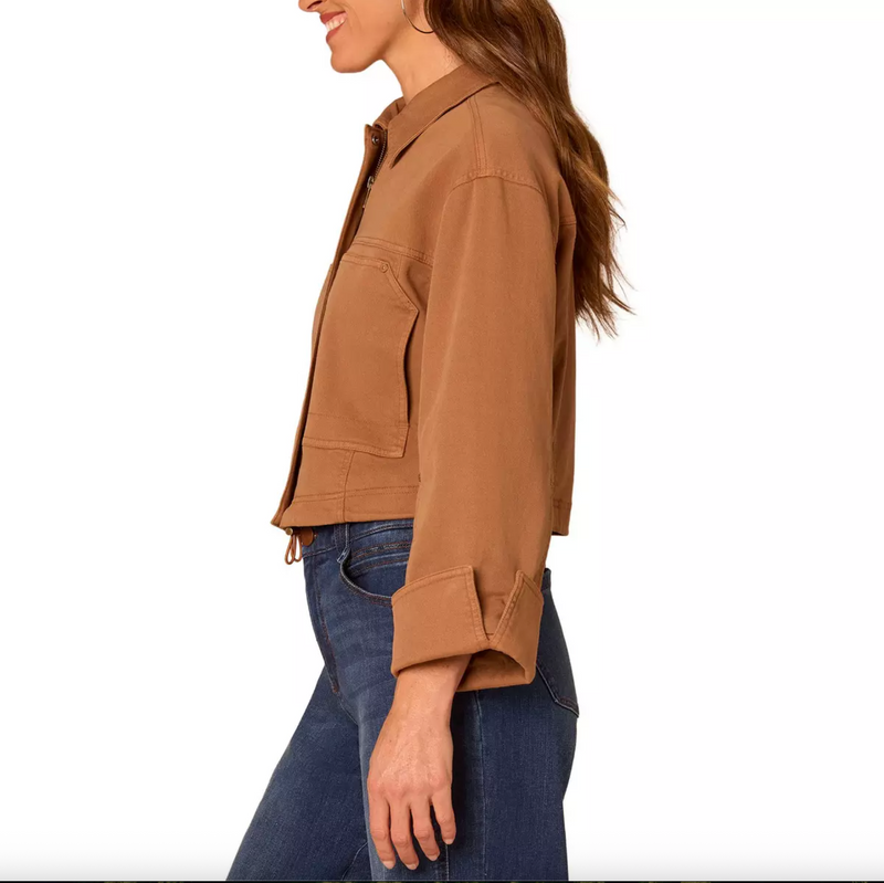 Democracy Snap Cuff Bomber Jacket