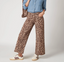 Ruby Rd. Cheetah Print Wide Leg Jean