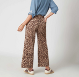 Ruby Rd. Cheetah Print Wide Leg Jean