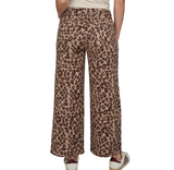 Ruby Rd. Cheetah Print Wide Leg Jean
