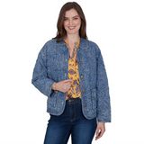 Ruby Rd. Quilted Denim Jacket