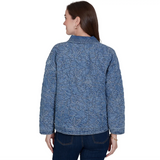 Ruby Rd. Quilted Denim Jacket