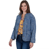 Ruby Rd. Quilted Denim Jacket