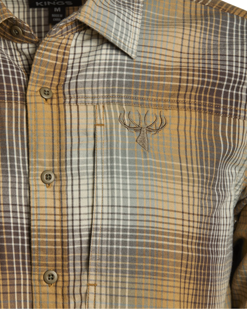 Kings Camo Modern Button Flannel