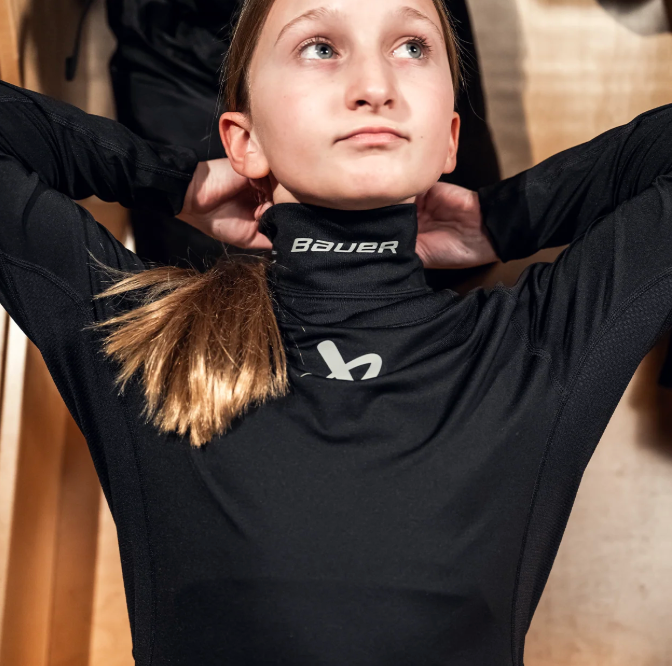 Bauer LS Cut-Resistant Neck Protect Base Layer