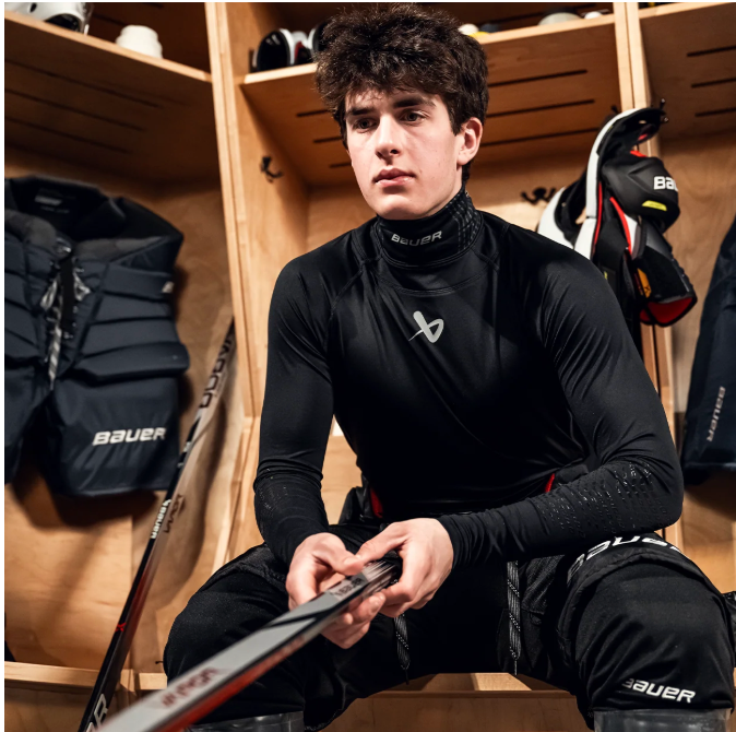Bauer LS Cut-Resistant Neck Protect Base Layer Senior