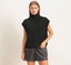 Sleeveless High Neck Sweater Vest