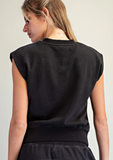 Ladies' V-Neck Cap Top
