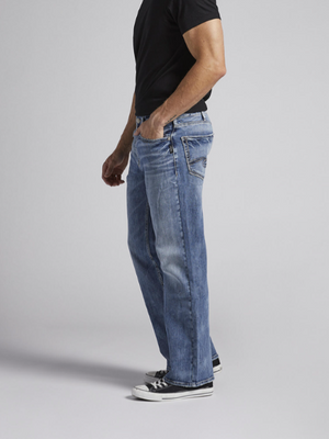 Silver Zac Relaxed Fit Straight Leg Jeans